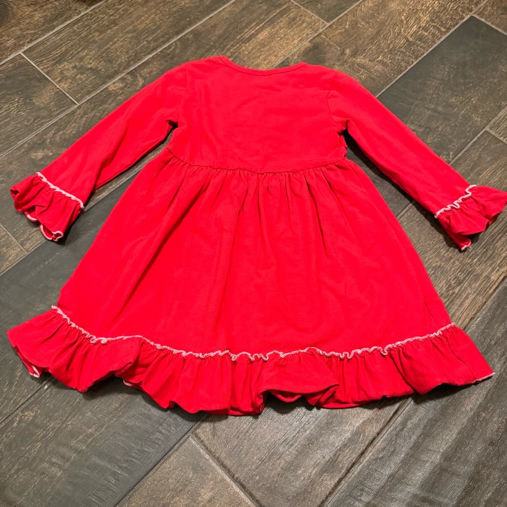 EUC Girls Ruffle Princess Style Dress - Picture 2 of 8